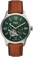 Zegarki męskie - Zegarek Fossil ME3265 Black Leather Strap 44mm - miniaturka - grafika 1