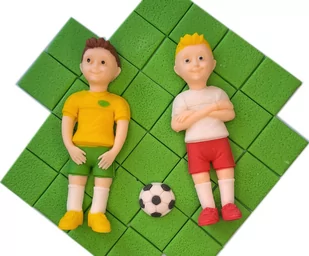 Zestaw na tort  - piłkarski figurki + dodatki /PIL1 - Dodatki do ciast w proszku - miniaturka - grafika 1