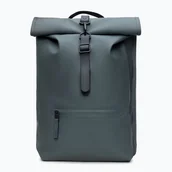 Plecaki - Plecak miejski Rains Rucksack Rolltop 13 + 4 l dark grey WYSYŁKA W 24H 30 DNI NA ZWROT - miniaturka - grafika 1