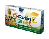 Witaminy i minerały - D-Rutin CC Junior, 60 tabletek do ssania - miniaturka - grafika 1