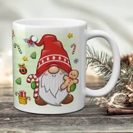 Kubki - Świąteczny zestaw prezentowy - kubek z imieniem - herbata - Skrzat z piernikiem - miniaturka - grafika 1