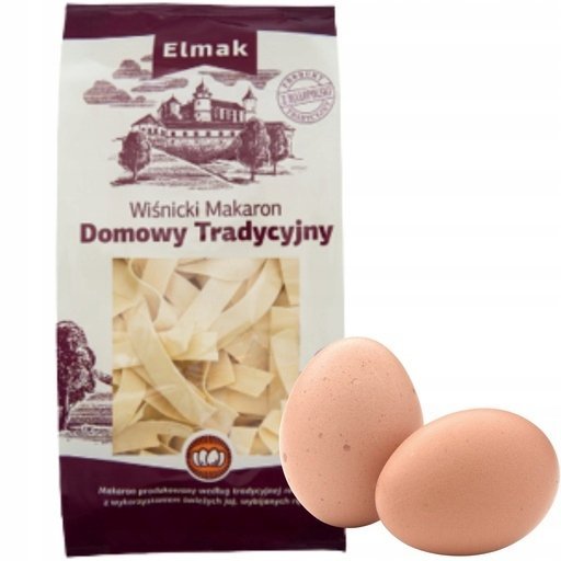 Makaron Wiśnicki Wstążka Szeroka Domowy Tradycyjna Receptura Swojski 250g
