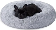 Legowiska dla psów - Sofa dla psa, legowisko dla kota, powierzchnia z miękkiego aksamitu PV, 60 cm, szary - miniaturka - grafika 1
