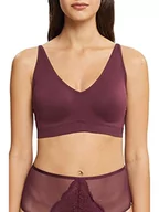 Biustonosze - ESPRIT Bodywear Seamless RCS Padded Bra biustonosz wyściełany Bordeaux RED, 85 C - miniaturka - grafika 1