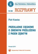 Technika - Przekładnie cięgnowe o zmiennym przełożeniu z pasem zębatym - miniaturka - grafika 1