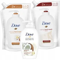 Mydła - Zestaw Dove Kremowe Mydło w płynie 2 x Zapas - miniaturka - grafika 1