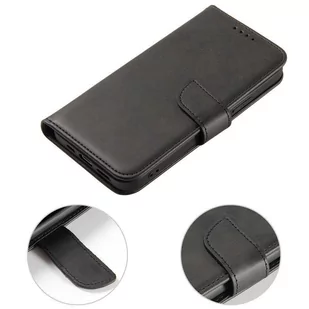 Etui Pokrowiec z Klapką Braders Case do Xiaomi Redmi Note 10 Pro czarny - Etui i futerały do telefonów - miniaturka - grafika 3