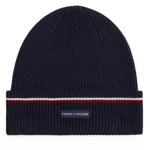 Czapka Tommy Hilfiger AM0AM13587 Granatowy - Czapki męskie - miniaturka - grafika 1