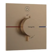 Baterie podtynkowe - HANSGROHE 15571140 ShowerSelect Comfort E Bateria termostatyczna, podtynkowa do 1 odbiornika Brąz Szczotkowany - miniaturka - grafika 1