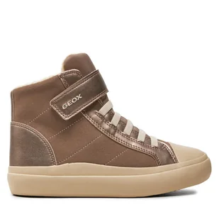 Sneakersy Geox J Gisli Girl J464NI 0AUAJ C5005 M Beżowy - Buty dla dziewczynek - miniaturka - grafika 1