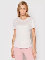 Koszulki sportowe damskie - Adidas Koszulka techniczna Run It HD0658 Różowy Regular Fit - miniaturka - grafika 1