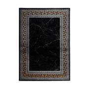 Dywany - Dywan Palace Marmur Ornament czarno-złoty 200 x 280 cm - miniaturka - grafika 1
