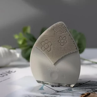 Xiaomi Sunmay Leaf Facial Cleasing Brush - szara - Szczoteczki do twarzy - miniaturka - grafika 1