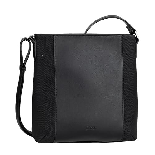 Gabor bags Wanda damska torba na ramię Crossbody Bag średnia, czarny, m