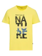 Koszulki męskie - Camel Active Koszulka w kolorze żółtym - miniaturka - grafika 1