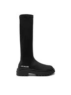 Kozaki damskie - LOVE MOSCHINO Kozaki JA26025G1LIMZ000 Czarny - miniaturka - grafika 1