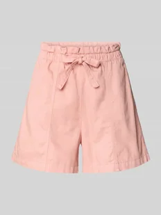 Szorty o kroju relaxed fit z wpuszczanymi kieszeniami model ‘HADDA’ - Spodenki damskie - miniaturka - grafika 1