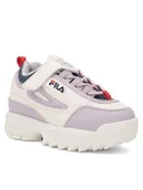 Buty dla dziewczynek - Fila Sneakersy Wb Disruptor FFK0092 13159 Écru - miniaturka - grafika 1