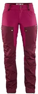 Spodnie damskie - Fjällräven Spodnie damskie Keb Trousers Curved W wielokolorowa Ciemnoszary/śliwka 44 - miniaturka - grafika 1