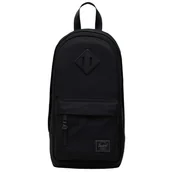 Plecaki - Herschel Heritage Shoulder Bag 11388-05881, Czarne Plecak, pojemność: 8 L - miniaturka - grafika 1