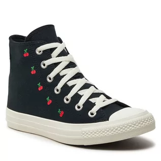 Trampki damskie - Trampki Converse Chuck Taylor All Star Cherries A08142C Black/Egret/Red - grafika 1