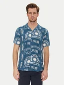 Koszule męskie - Blend Koszula 20718228 Niebieski Regular Fit - miniaturka - grafika 1