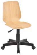 Fotele kosmetyczne - Krzesło laboratoryjne niskie sklejka - miniaturka - grafika 1