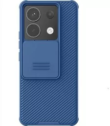 Nillkin Etui CamShield Pro do Xiaomi Redmi Note 13 Pro 5G/Poco X6, niebieskie - Etui i futerały do telefonów - miniaturka - grafika 1
