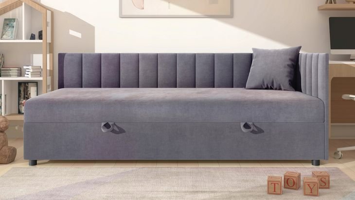 Łóżko Tapczan Tutuś SZARY 80x180 Bonell PRODUCENT