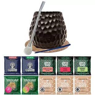 Zestaw Yerba Mate Green 500g Tykwa Bombilla 10x50g - Yerba Mate - miniaturka - grafika 1