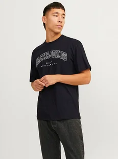 Jack & Jones Koszulka "Caleb" w kolorze granatowym - Koszulki męskie - miniaturka - grafika 1