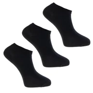 Skarpetki męskie - SKARPETKI STOPKI CZARNE MĘSKIE 3-PARY MORAJ 43-45 - miniaturka - grafika 1