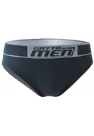 Majtki damskie - Slipy Gatta Cotton Slip - Ciemny Szary , XXL - miniaturka - grafika 1