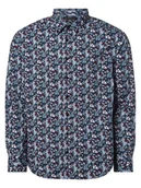 Koszule męskie - Bugatti - Koszula męska, niebieski|czerwony - miniaturka - grafika 1