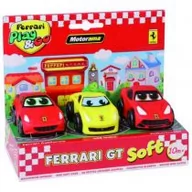 Samochody i pojazdy dla dzieci - Tm Toys Ferrari GT Soft Zestaw 3 aut - miniaturka - grafika 1