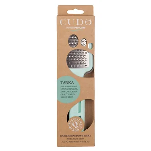 Cudo Paper Edition Express Pedicure, tarka do stóp, miętowa, 1 sztuka - Pielęgnacja stóp - miniaturka - grafika 1