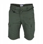 Spodnie sportowe męskie - Szorty robocze ripstop+spandex rozm.XL,220g/m2,ciemnozielone - miniaturka - grafika 1