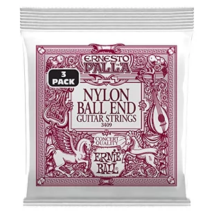 Ernie Ball Ernesto Palla Black and Gold Ball End Nylon Classical Guitar Strings 3 Pack - Struny gitarowe  - miniaturka - grafika 1