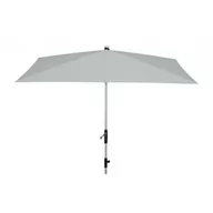 Parasole ogrodowe - KNIRPS Automatic 230 x 150 cm - parasol balkonowy premium z uchwytem Jasnoszary - miniaturka - grafika 1
