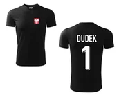 Koszulki sportowe męskie - Treningowa Koszulka POLSKA DUDEK 1 - miniaturka - grafika 1