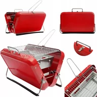 Grille - Mobilny grill piknikowy walizka bushkraft czerwona - miniaturka - grafika 1