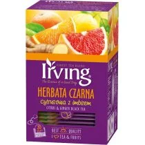 Irving Herbata ekspresowa czarna cytrusowa z imbirem 20szt. - Herbata - miniaturka - grafika 3