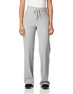 Spodnie damskie - Calvin Klein Damskie spodnie termiczne z szerokimi nogawkami Premium Performance, Perłowy szary wrzos, XL - miniaturka - grafika 1
