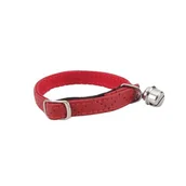 Obroże dla kotów - Obroża dla kota ELEGANCE 1 x 29 cm czerwona - miniaturka - grafika 1