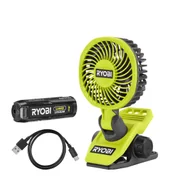 Wentylatory przemysłowe - RYOBI Wentylator akumulatorowy 4V 1x2Ah - miniaturka - grafika 1