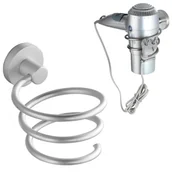 Półki łazienkowe - Uchwyt Na Suszarkę Do Włosów Ścienny Wieszak - miniaturka - grafika 1