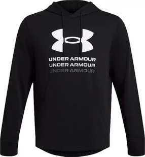 Bluza męska Under Armour UA Rival Terry Graphic Hoodie czarna 1386047 001-XL - Bluzy męskie - miniaturka - grafika 1