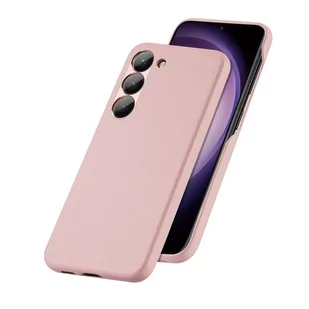 Dux Ducis Grit etui Samsung Galaxy S23+ elegancki pokrowiec ze sztucznej skóry MagSafe różowe - Etui i futerały do telefonów - miniaturka - grafika 2