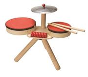 Instrumenty muzyczne dla dzieci - Plan Toys Drewniana perkusja - miniaturka - grafika 1