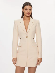 Patrizia Pepe Sukienka koktajlowa 8A1262/A375-B788 Beżowy Slim Fit - Sukienki - miniaturka - grafika 1